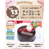 【無料送迎バス&持ち帰り&試食】チョコレートムースケーキ☆の詳細