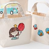 【ビジュアルデザイン科】イラストのトートバッグの詳細