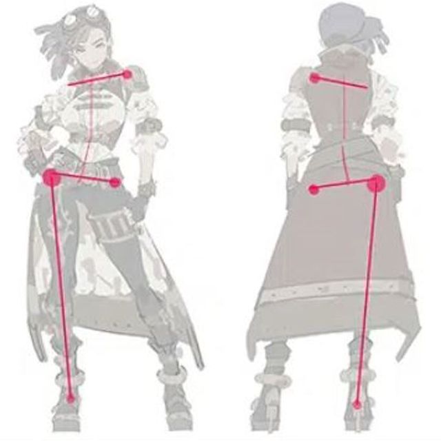 アーツカレッジヨコハマ 【イラスト・アニメ】重心を意識した立ちポーズを描いてみよう！1