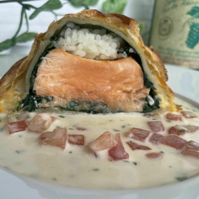 東海調理製菓専門学校 ☆★フランス料理 サーモンパイ包み/カナッペ★☆1