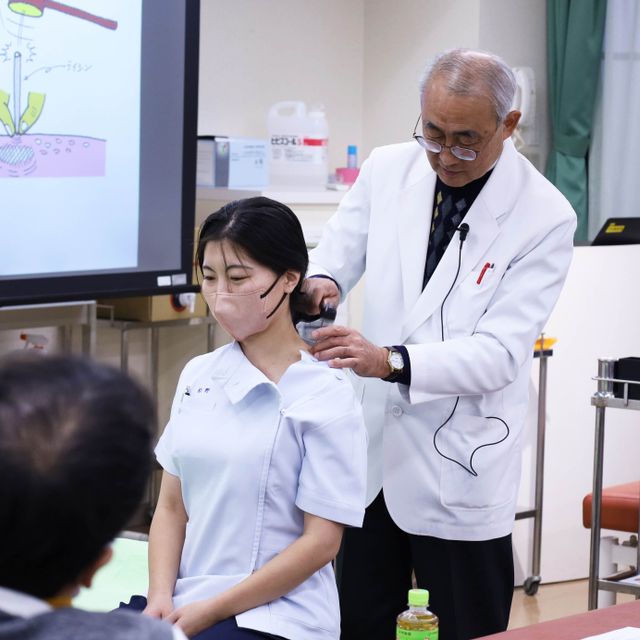 東洋鍼灸専門学校 【体験入学】癒しのハリを体験！診断と打鍼も体験しよう2