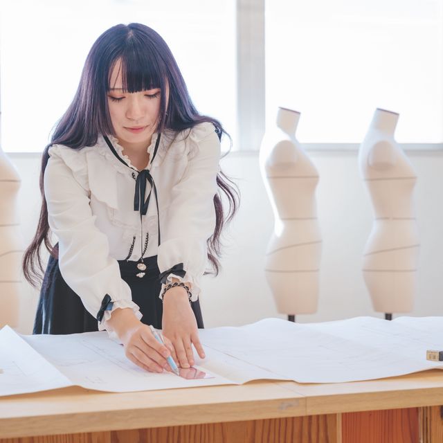 足利デザイン・ビューティ専門学校 ファッションデザイン科：立体裁断体験♪服の設計士を体験！3