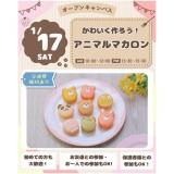 【体験＆試食】大人気☆かわいく作ろう！アニマルマカロン☆の詳細