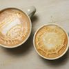 専門学校　福岡ビジョナリーアーツ 【フード】カフェモカ＆キャラメルラテアート