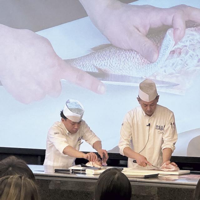 辻調理師専門学校 ＜講習編＞日本料理「魚のしめ方と三枚おろし」2
