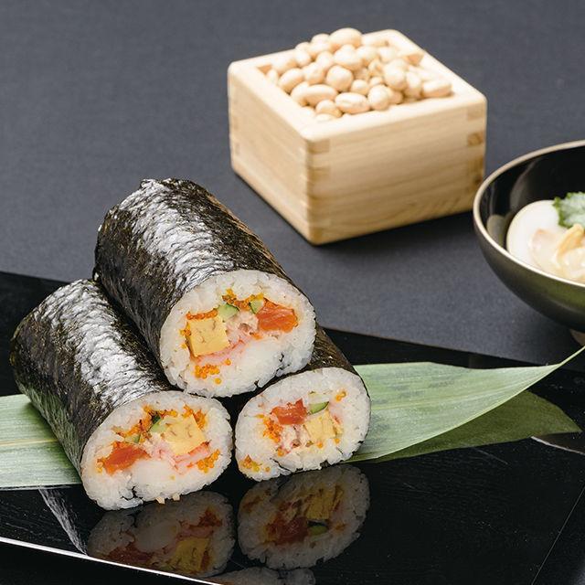 織田調理師専門学校 【1月】恵方巻&蛤の吸い物1