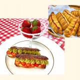 （製菓＆製パン）ピスタチオのエクレア＆ウインナーロールの詳細