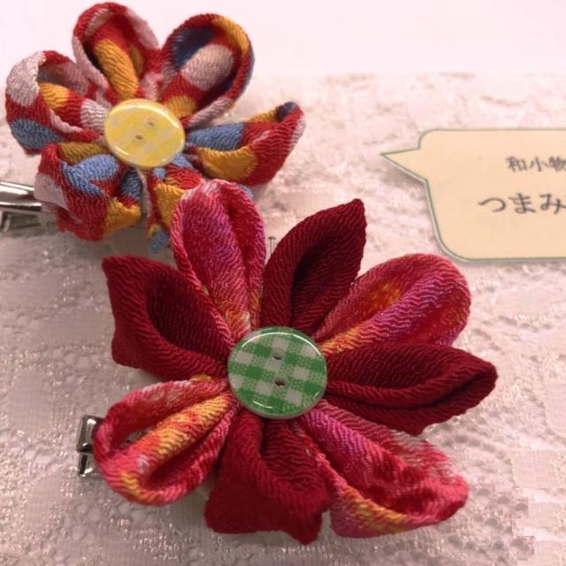 華服飾専門学校 つまみ細工製作体験1