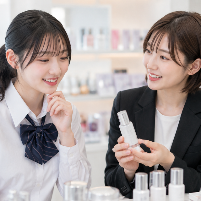 大村美容ファッション専門学校 体験B　ビューティーアドバイザー体験1