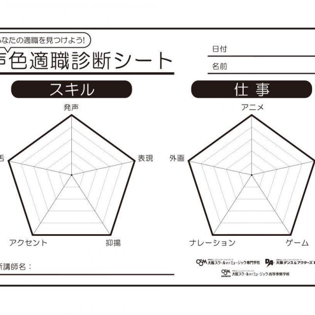 大人気!! 声色適職診断!
