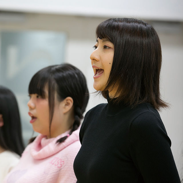 専門学校東京アナウンス学院 放送声優科の体験入学「発声発音実習」1