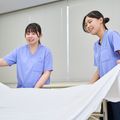 富山リハビリテーション医療福祉大学校 【介護福祉科】１２/１２（土）ベッドメイキングに挑戦