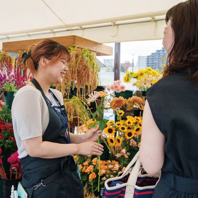 仙台総合ペット＆フラワー専門学校 フラワーアレンジメント体験★つくった作品は持ち帰れます♪3