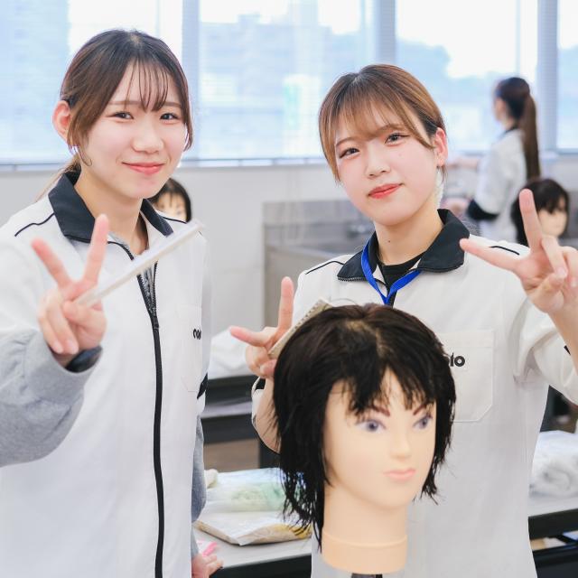 足利デザイン・ビューティ専門学校 美容総合科：スプリングフェスタ♪美容技術リレー開催！3