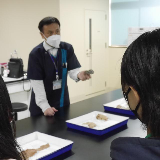 国際医療専門学校 【臨床検査学科】オープンキャンパス！人間の臓器を見てみよう！1