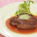 京都調理師専門学校 【牛肉のステーキ マデラソース】フレンチ実習＆和食デモ★