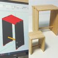 大阪総合デザイン専門学校 【インテリアデザイン】家具デザインと模型づくりに挑戦！