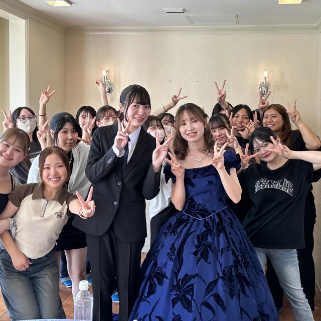 足利デザイン・ビューティ専門学校 ブライダル・ウェディング科：クリスマスフェスタ♪模擬結婚式2