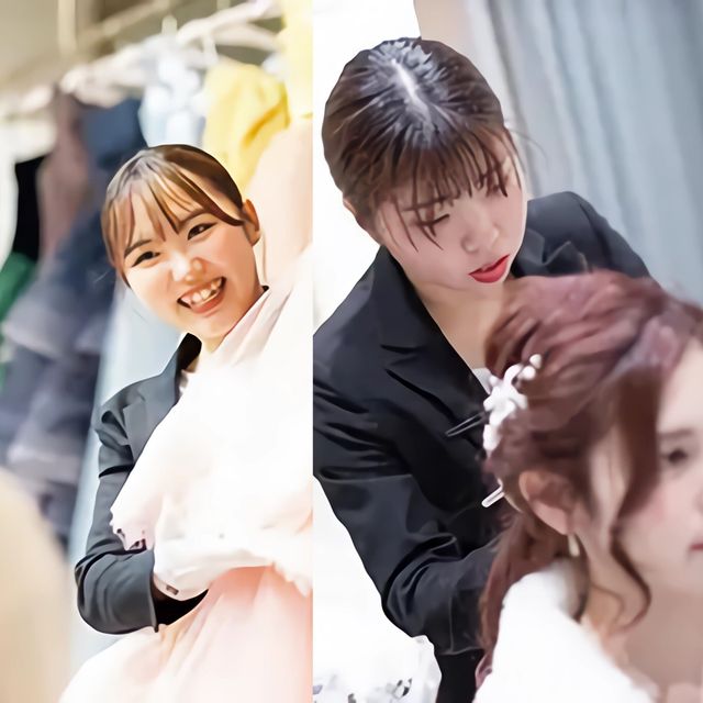専門学校　福岡ビジョナリーアーツ 【ウェディング】ドレス×ヘアメイク1
