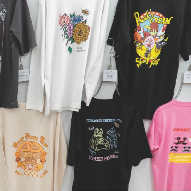 大阪総合デザイン専門学校 【コミュニケーションデザイン】夏のTシャツデザイン1
