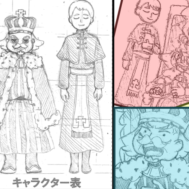 沖縄ラフ＆ピース専門学校 マンガのキャラクターデザイン＆ネームに挑戦！1