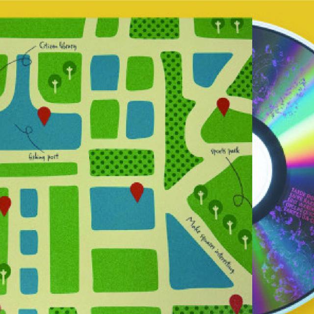 専門学校　札幌デザイナー学院 【グラフィックwebフォト専攻】CDジャケットデザイン1