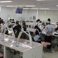 専門学校名古屋デンタル衛生士学院 AOエントリーも受付中！手用スケーラー使った実習です