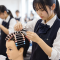 大村美容ファッション専門学校 体験A　ワインディング体験