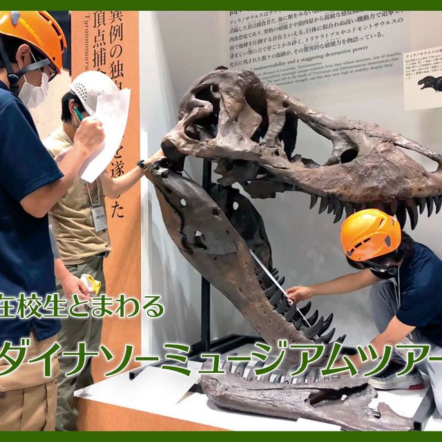 ＴＣＡ東京ＥＣＯ動物海洋専門学校 在校生とまわるダイナソーミュージアムツアー！1