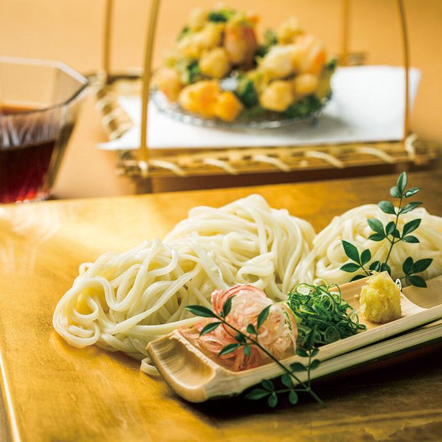 吉祥寺二葉栄養調理専門職学校 ☆調理☆サクサクかき揚げと稲庭うどん1