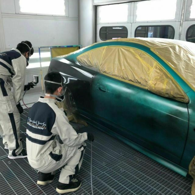 専門学校 群馬自動車大学校 86整備体験・インテグラ塗装体験1