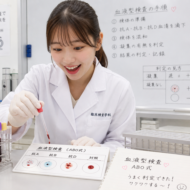 山陽女子短期大学 脳が創り出す世界/におい当てクイズ！/わくわく血液型検査1