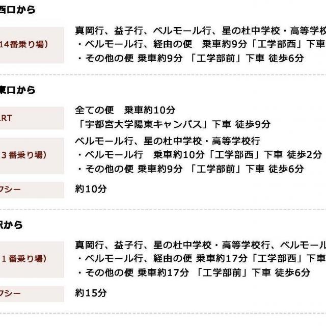 宇都宮大学 【陽東キャンパス】キャンパス自由見学 地域デザイン・工4