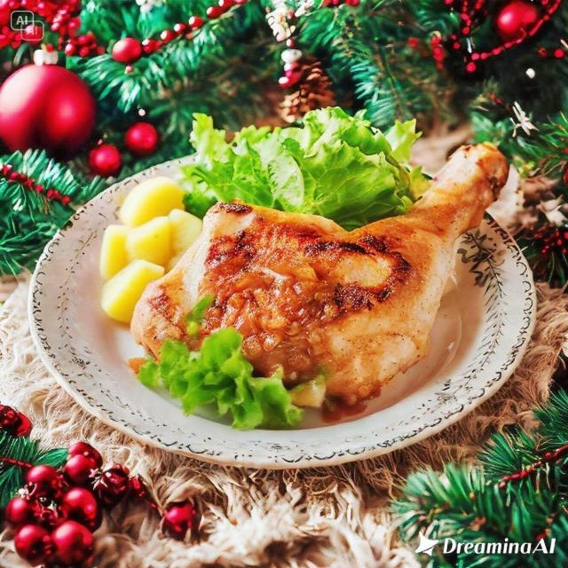 札幌ベルエポック製菓調理専門学校 【X'mas☆彡フードじっくり体験】骨付きチキンソテー1