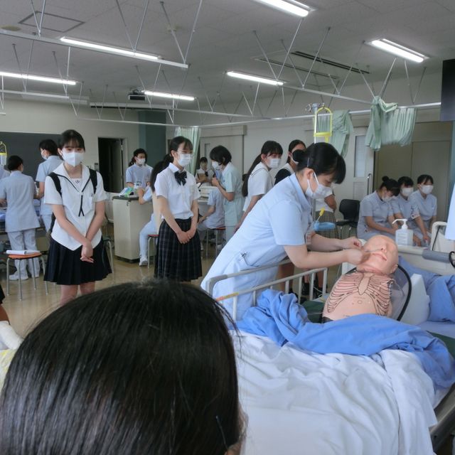 津山中央看護専門学校 オープンキャンパス1