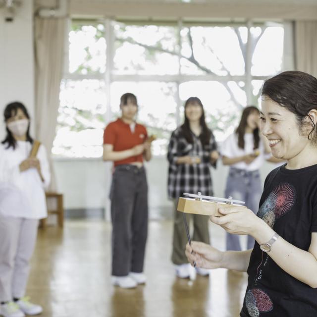 千葉明徳短期大学 体験授業「子どもと楽しく歌うには？～」オープンキャンパス1