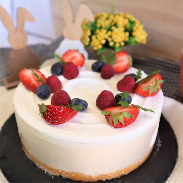 東海調理製菓専門学校 洋菓子☆レアチーズケーキ（気軽に半日コース）1