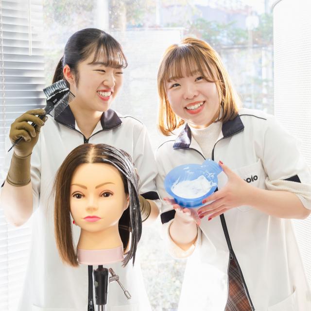 足利デザイン・ビューティ専門学校 美容総合科：スプリングフェスタ♪美容技術リレー開催！4