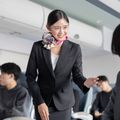 専門学校ビーマックス 【エアライン学科】客室乗務員の機内サービスをやってみよう！