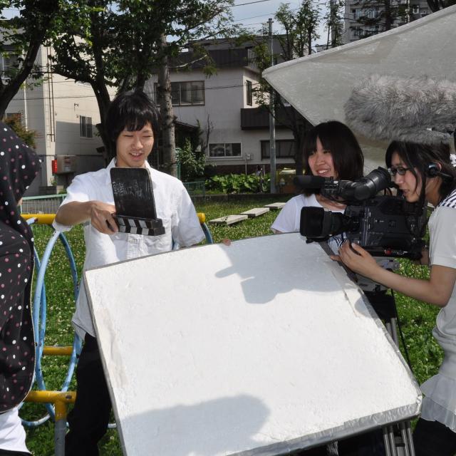 札幌ミュージック＆エンターテインメント専門学校 ロケ撮影を体験！縦型ショートドラマ制作体験4