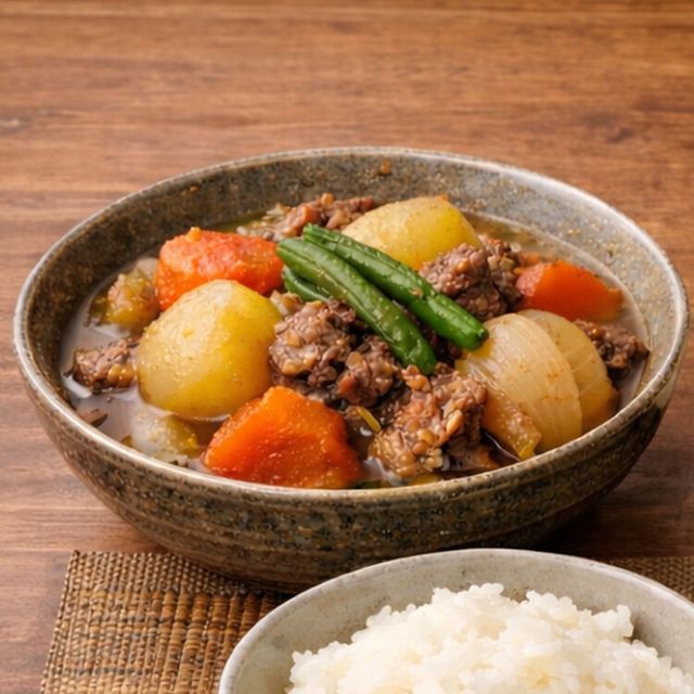 東京ベルエポック製菓調理専門学校 【調理体験】和食の定番　和牛の肉じゃが1