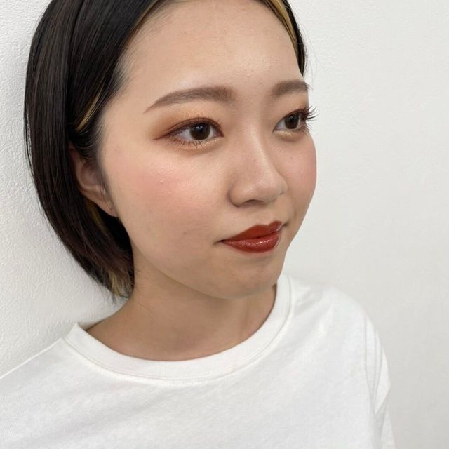 足利デザイン・ビューティ専門学校 トータルビューティ科：秋メイク/レオパードジェルネイル3