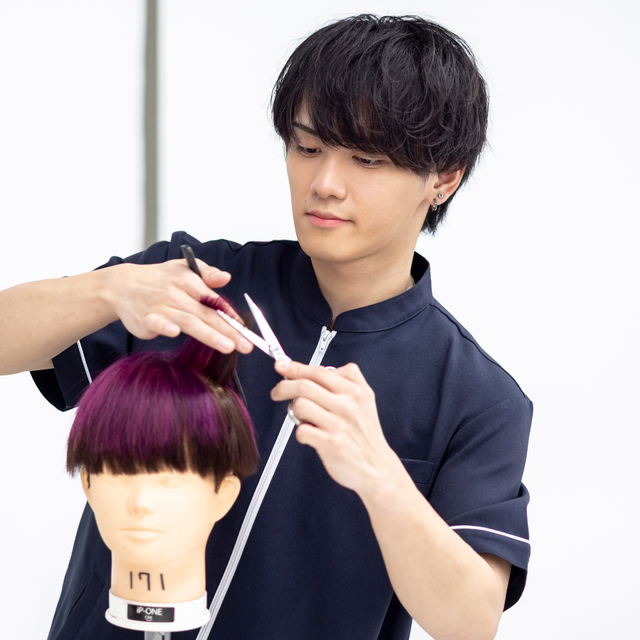 東洋理容美容専門学校 ハロウィン企画！美容師のカット＆カラーに初挑戦★2
