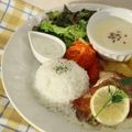 国際ビューティ＆フード大学校 【パン＆カフェ学科】大満足チキンプレート（学生オリジナル）