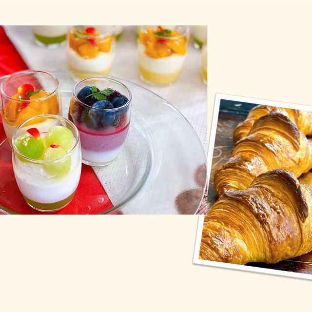 東京多摩調理製菓専門学校 【製菓＆製パン】グラスデザート＆発酵バター香るクロワッサン1