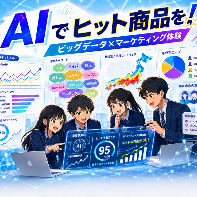 情報科学専門学校 【体験イベント】AIで予測！ビックデータ×マーケティング体験1