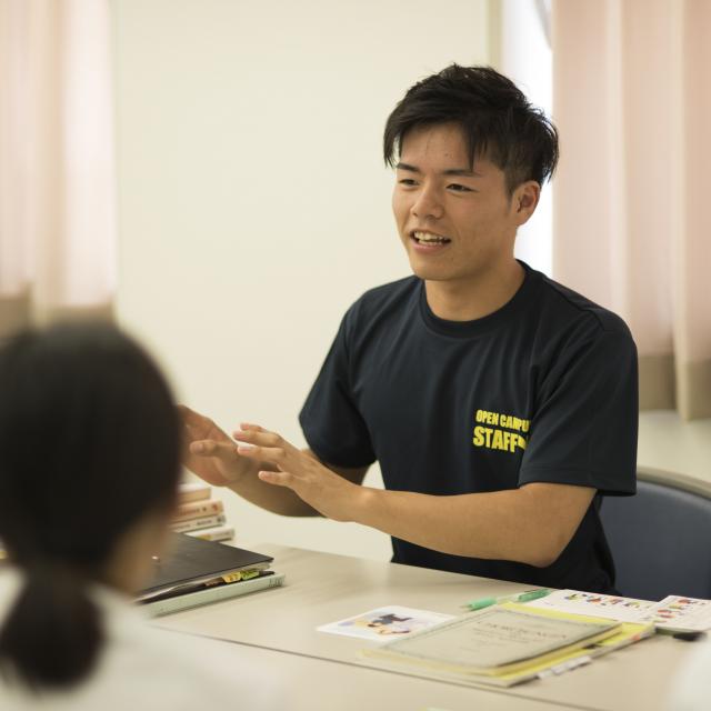 中村学園大学 一般入試対象「大学生との交流会」の開催1