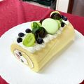 香川調理製菓専門学校 【製菓】ブルーベリーロールケーキ