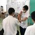 宮崎リハビリテーション学院 理学療法体験（評価ブース）：理学療法評価や機器での評価を体験1