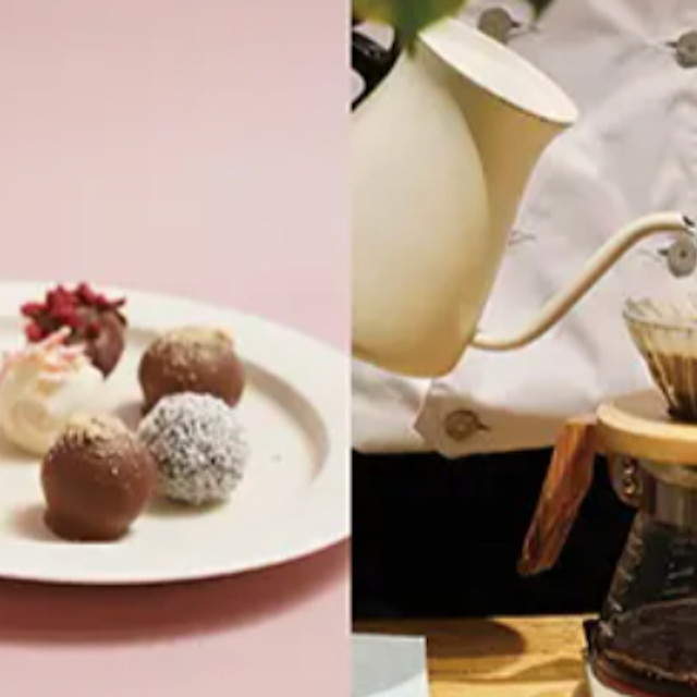 専門学校ビジョナリーアーツ 【よくばり】トリュフ＆ハンドドリップコーヒー1